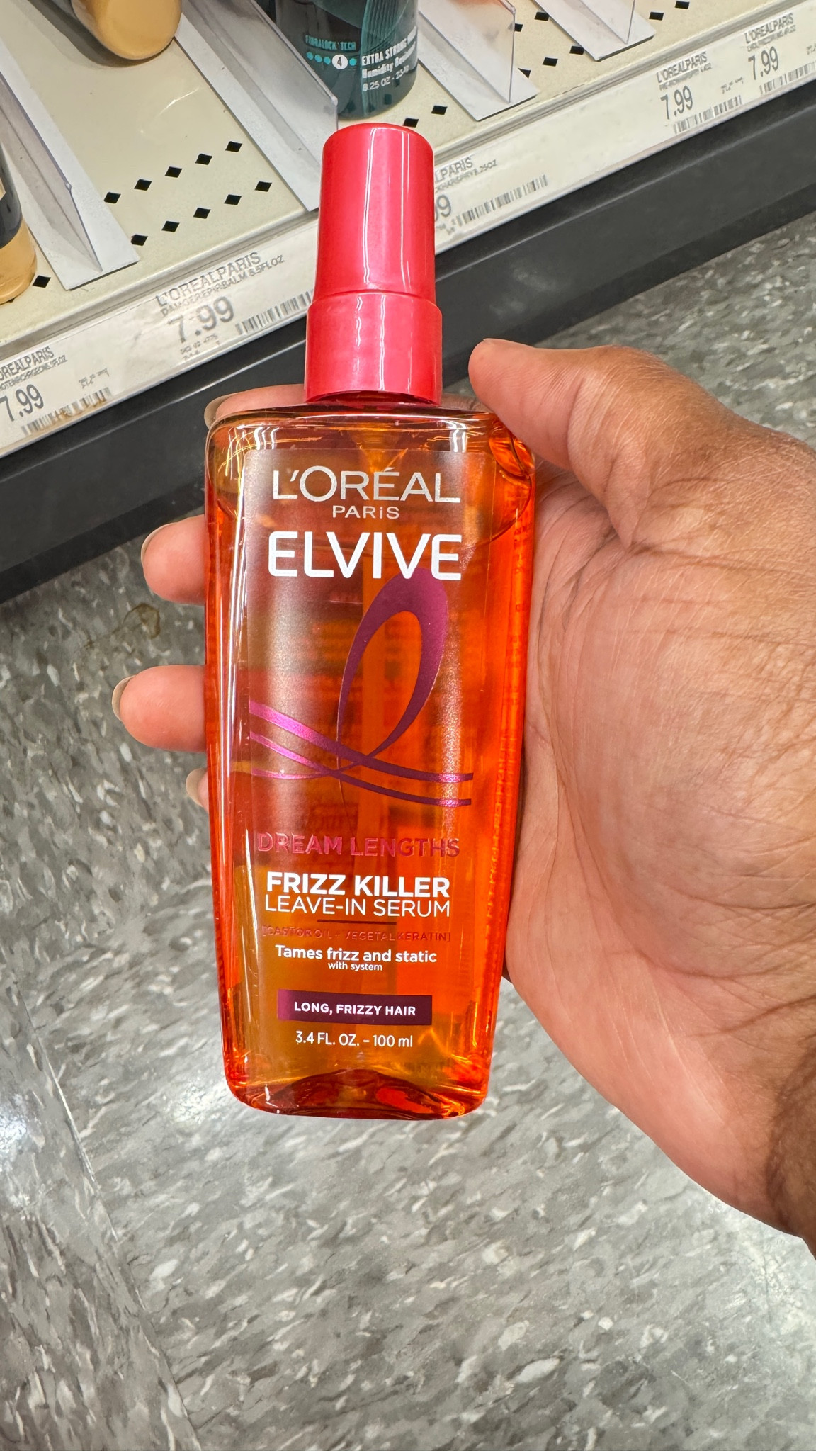 Love a good frizz-fighting hair product. This serum is part of the L'Oréal Dream Lengths line, and I really like the heat protection spray, so I may give this a try.

It claims to tame frizzy hair, static, and flyaways and also protects against heat damage up to 450F degrees when applied before blow-drying or flat ironing.
#LTKhair #haircare 

 #LTKOver40 #LTKBeauty
