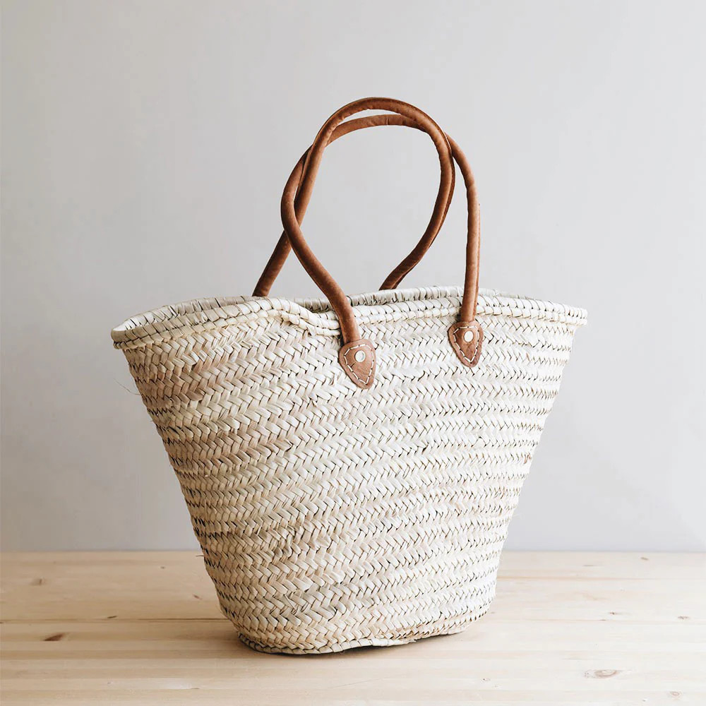 Palm Leaf Market Shopper | Roan Iris