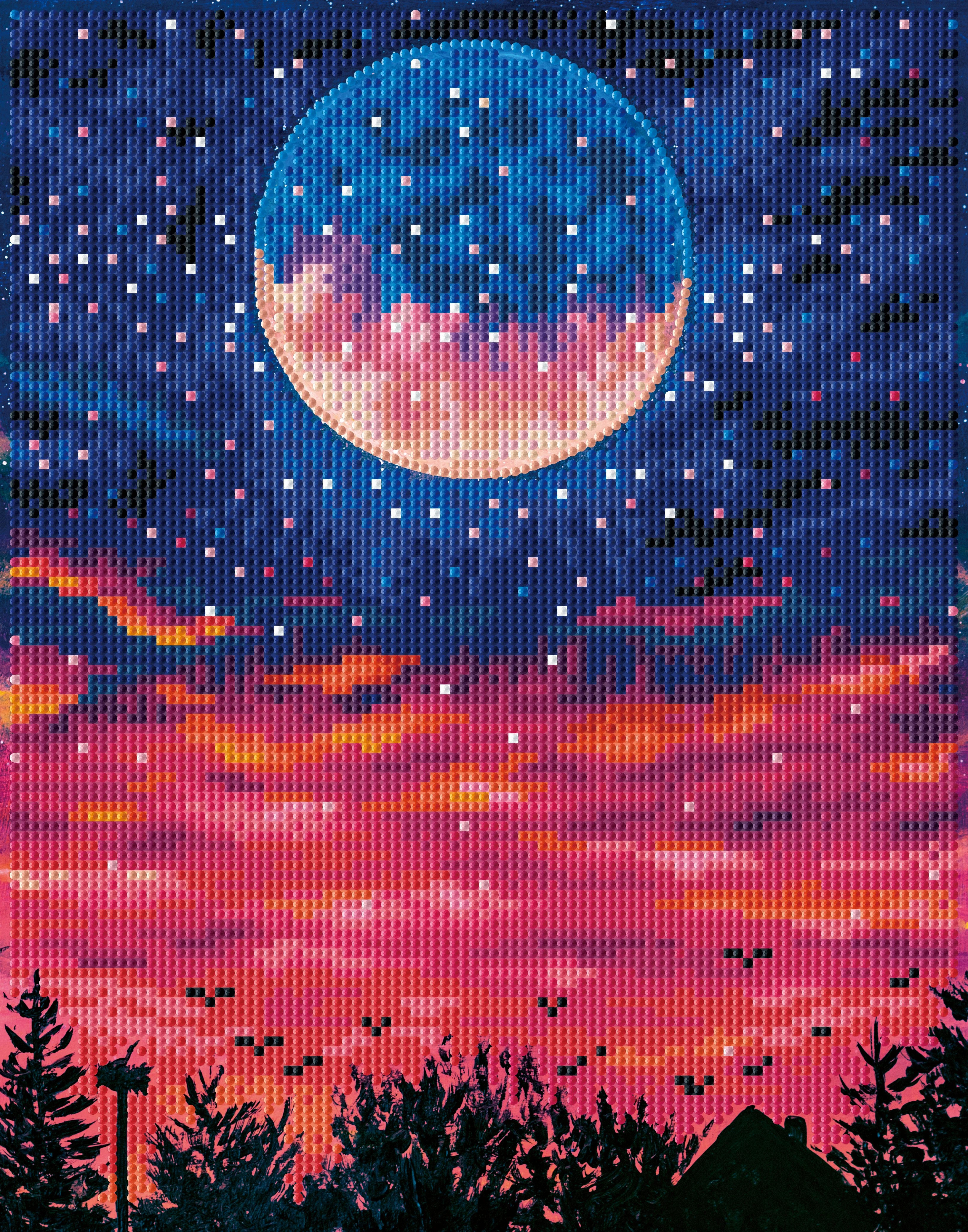 DIAMOND DOTZ® Blue Moon Special Edition Diamond Painting Kit | Walmart (US)