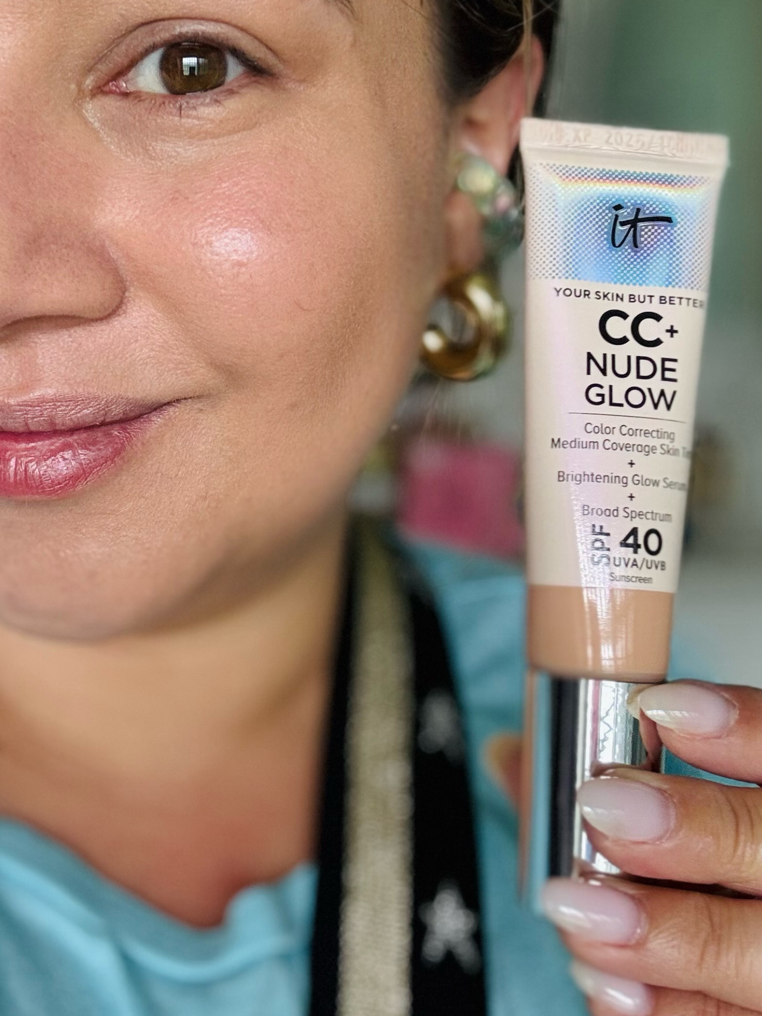 Glowing beautiful skin! Wearing Light Medium. Medium coverage, SPF40 & skincare benefits. 

#LTKover40 #LTKfindsunder50 #LTKbeauty