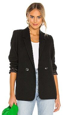 ANINE BING Madeleine Blazer in Black from Revolve.com | Revolve Clothing (Global)