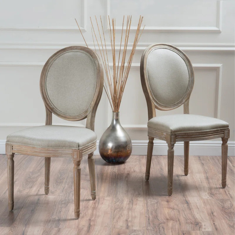 Jair Upholstered King Louis Back Side Chair | Wayfair North America