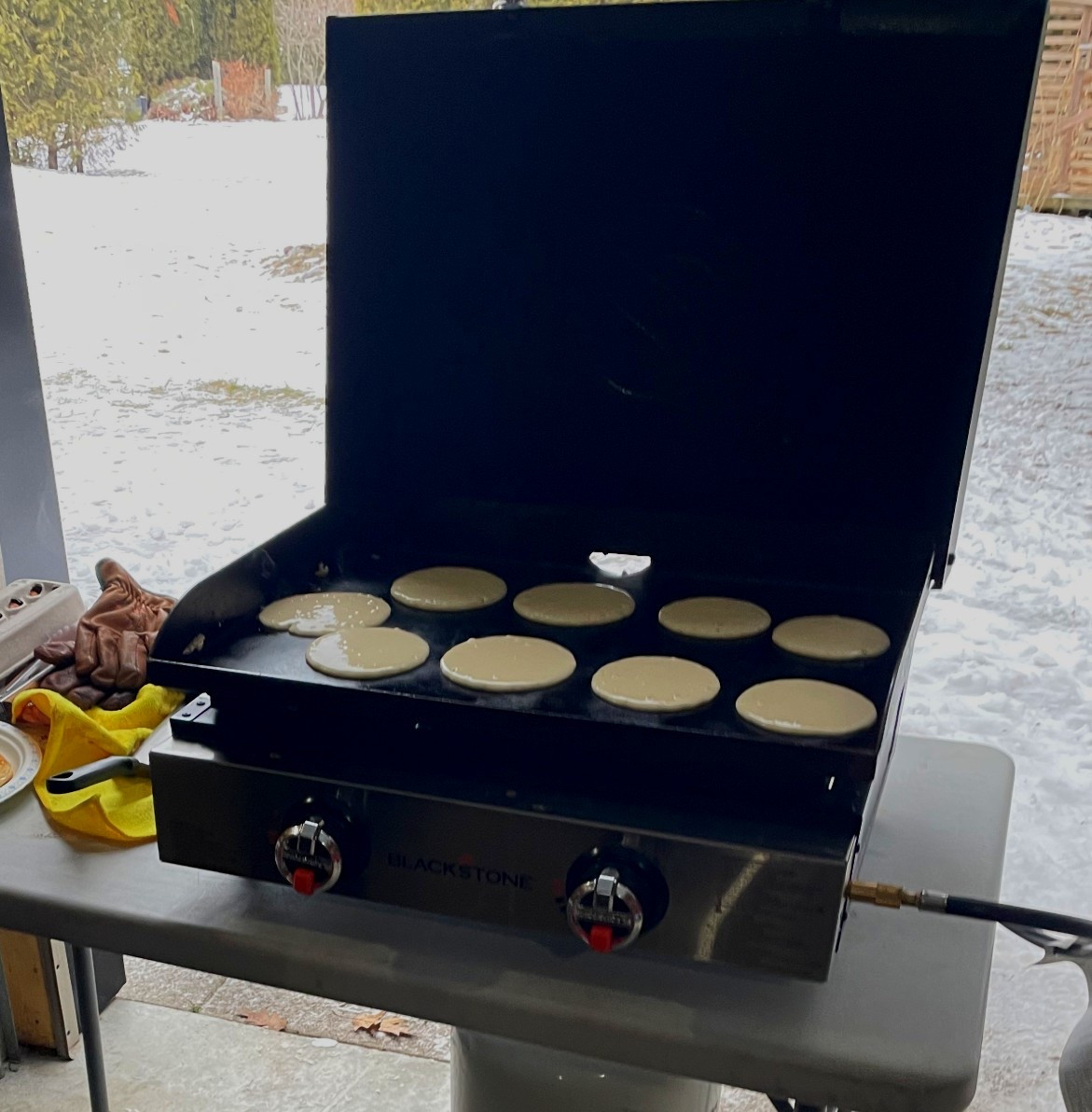 Perfect Pancakes 🥞 we love our blackstone for fun meals with the family. Perfect for camping, summer or winter snow days! 

#LTKhome #LTKcanada #LTKsale