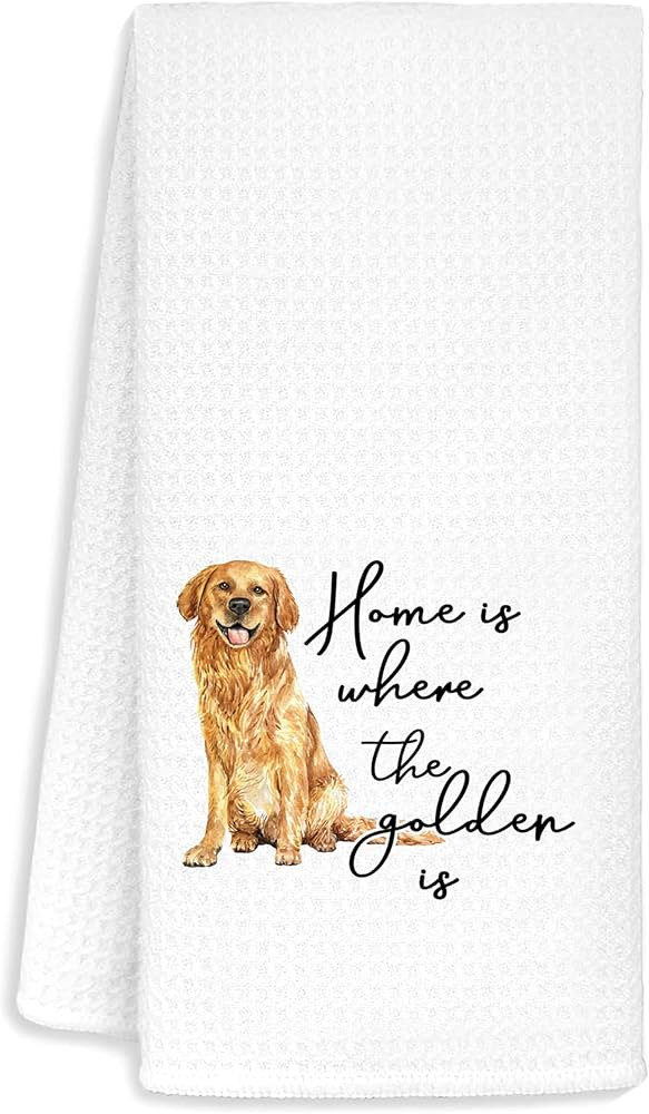 Gloden Retriever Kitchen Towels, Golden Retriever Gifts for Women Dog Lover Women Pet Lovers, Gol... | Amazon (US)