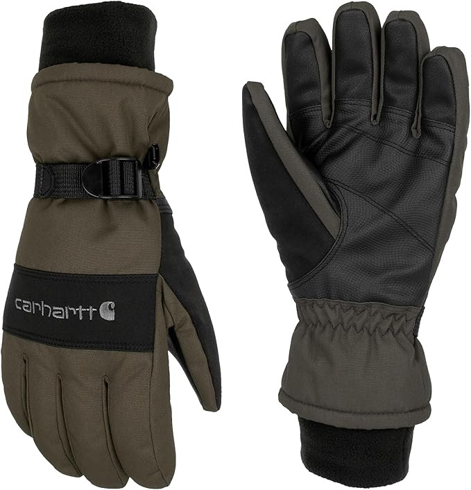 Carhartt Men's Waterproof Insulated Knit Cuff Glove | Amazon (US)