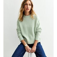 Women's Mint Green Crew Neck Jumper New Look | New Look (UK)