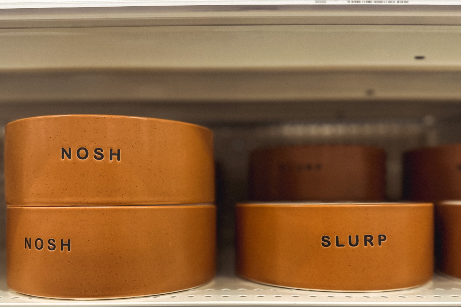I don’t know what NOSH means but these dog bowls from Target are heavy and ceramic and have a slight speckle to them. Love the look. Treat your pet to something new :) 

#LTKhome #LTKmens #LTKFind