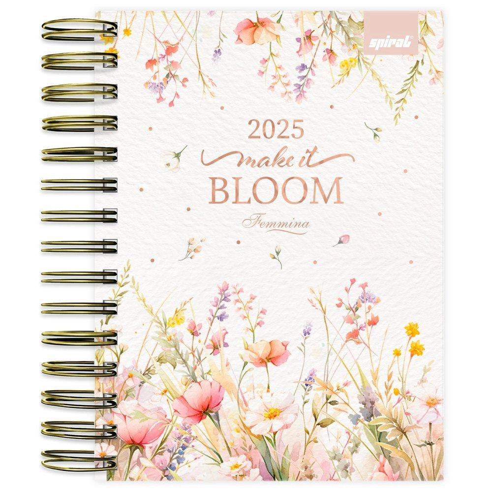 Agenda diária Femmina 2025 2511772 Spiral Fem pt 1 un5.0(1 avaliação)Faça a 1ª pergunta | Americanas (BR)