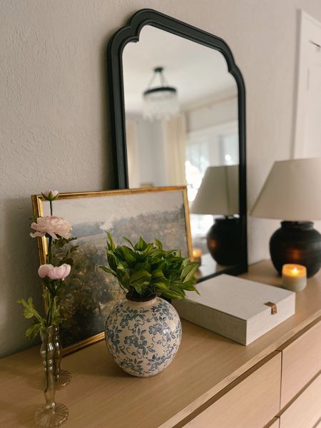 Refreshed my dresser decor today and it totally changed my master bedroom 🤍 I love the calm and peace it added! 

#LTKhome #LTKsalealert