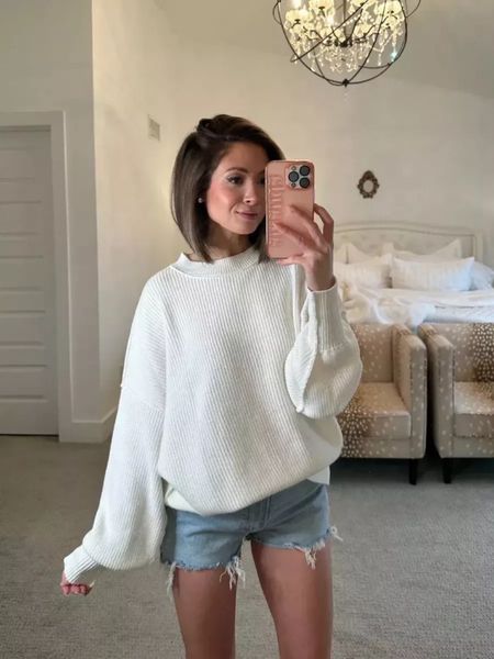 Aerie beyond sweater and Abercrombie denim shorts for a casual spring day outfit! Linking spring color options in the sweater. (Sweater is on sale)



#LTKSeasonal #LTKstyletip #LTKsalealert