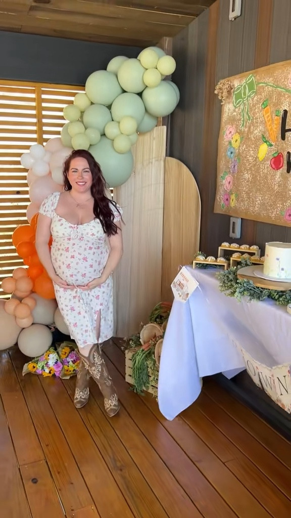 baby shower dress 🌷🥕🫐🍅

#LTKfindsunder50 #LTKbump #LTKVideo