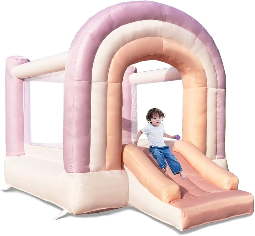Dream Castle Bounce House,Bounce House with Slide,Toddler Bouncy House with Blower for Indoor/Out... | Amazon (US)
