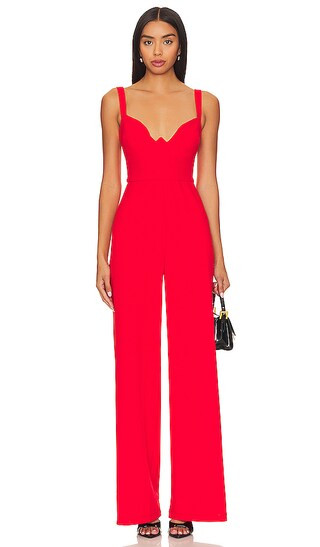 Romance Jumpsuit in Red | Revolve Clothing (Global)