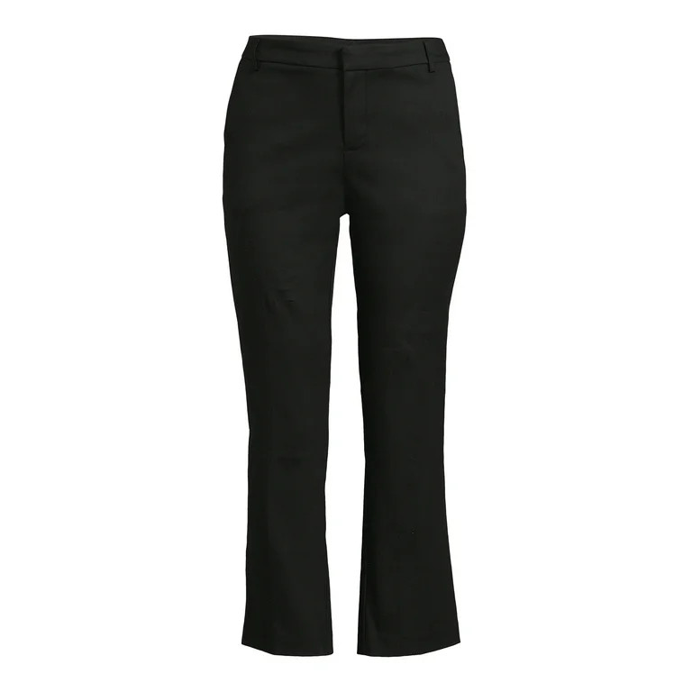 Time and Tru Women's Straight Pants, 28" Inseam, Sizes 2-20 | Walmart (US)