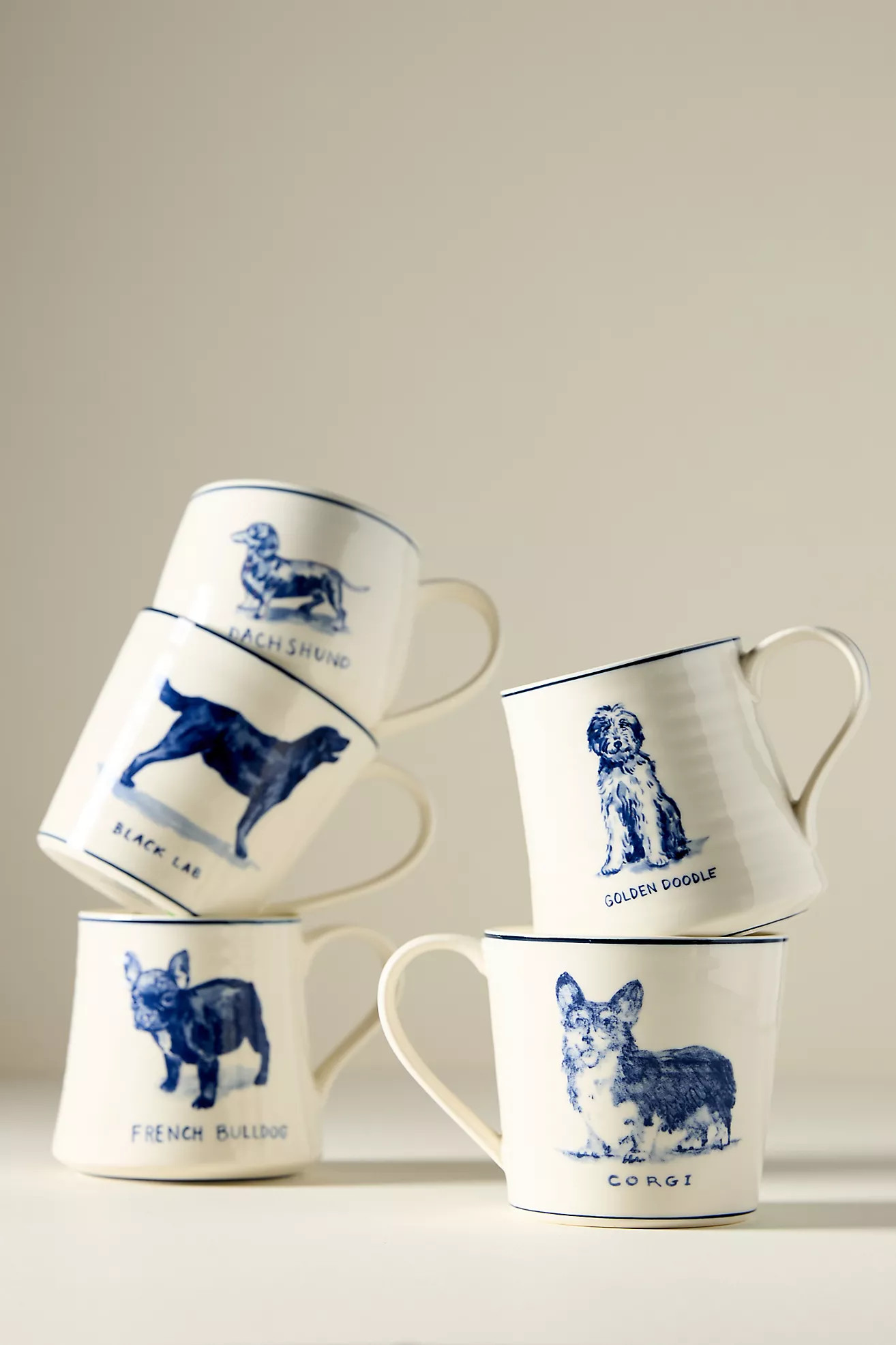 Molly Hatch Stoneware Dog Mug | Anthropologie (US)