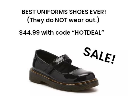 Moms: 

Best girls’ uniform shoes ever are ON SALE! Normally $60; they’re $44.99 right now with code “HOTDEAL.) they ship free too! 

They DO NOT wear out… when Emma passes hers to Lucy, they always look brand new. So cushioned and comfy… and great traction, even in Chicago winters. Cannot recommend more!! True to size. 

#LTKFindsUnder50 #LTKSaleAlert #LTKKids