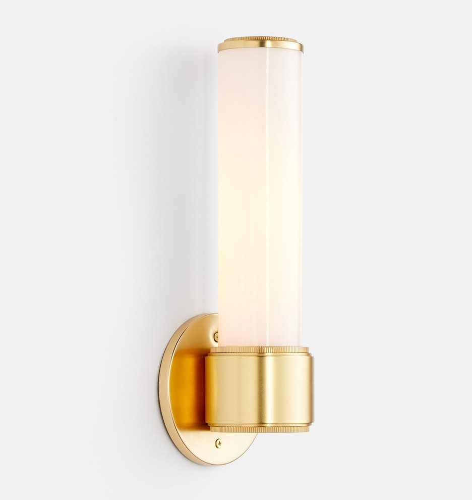 Rigdon Single Tube Wall Sconce | Rejuvenation
