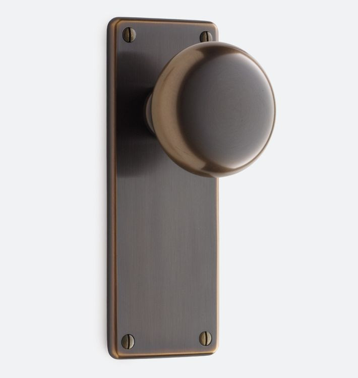 Benson Classic Knob Tube Latch Interior Door Set | Rejuvenation