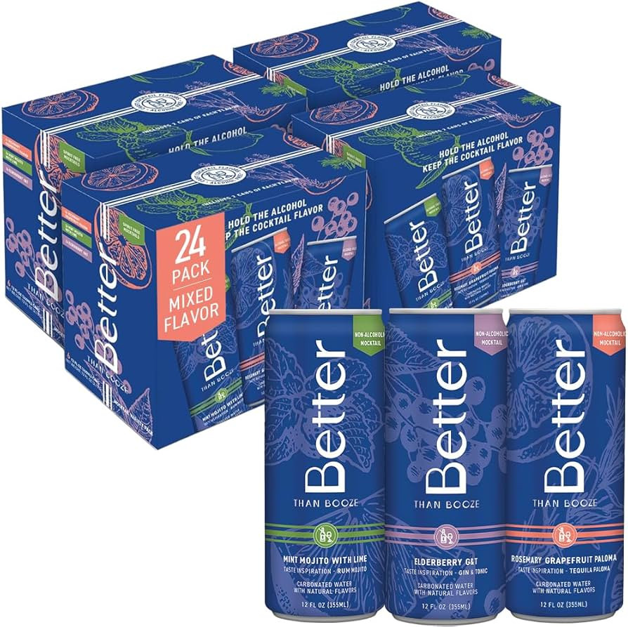 Better Than Booze Mocktail Non-Alcoholic Drinks | Alcohol Alternative Beverages, Ritual Zero Proo... | Amazon (US)