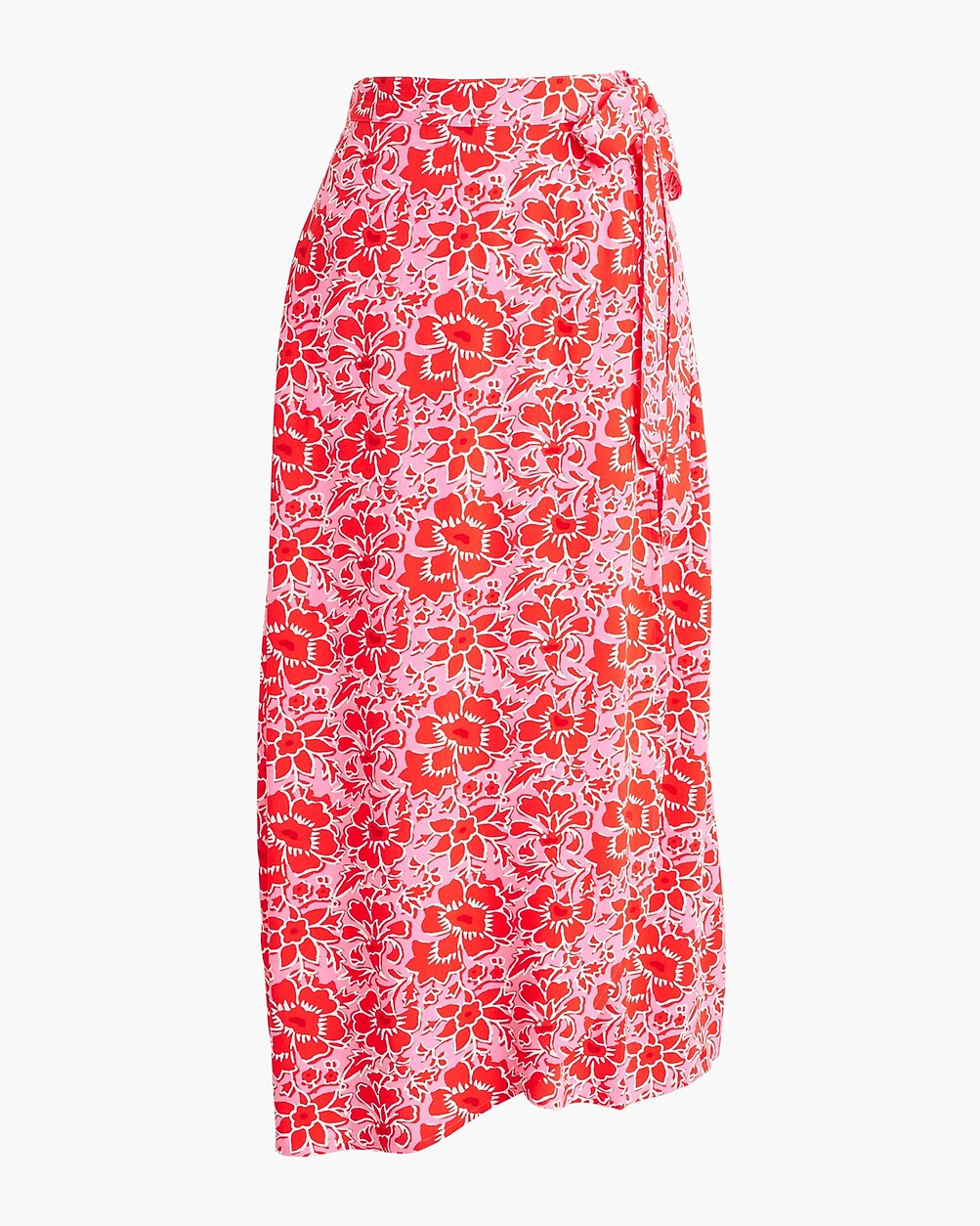 Wrap midi skirt | J.Crew Factory