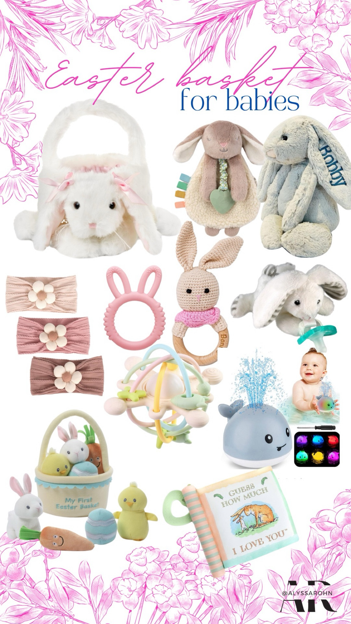 Easter basket for newborn and babies. Ages 0-1

#LTKsalealert #LTKbaby #LTKSeasonal