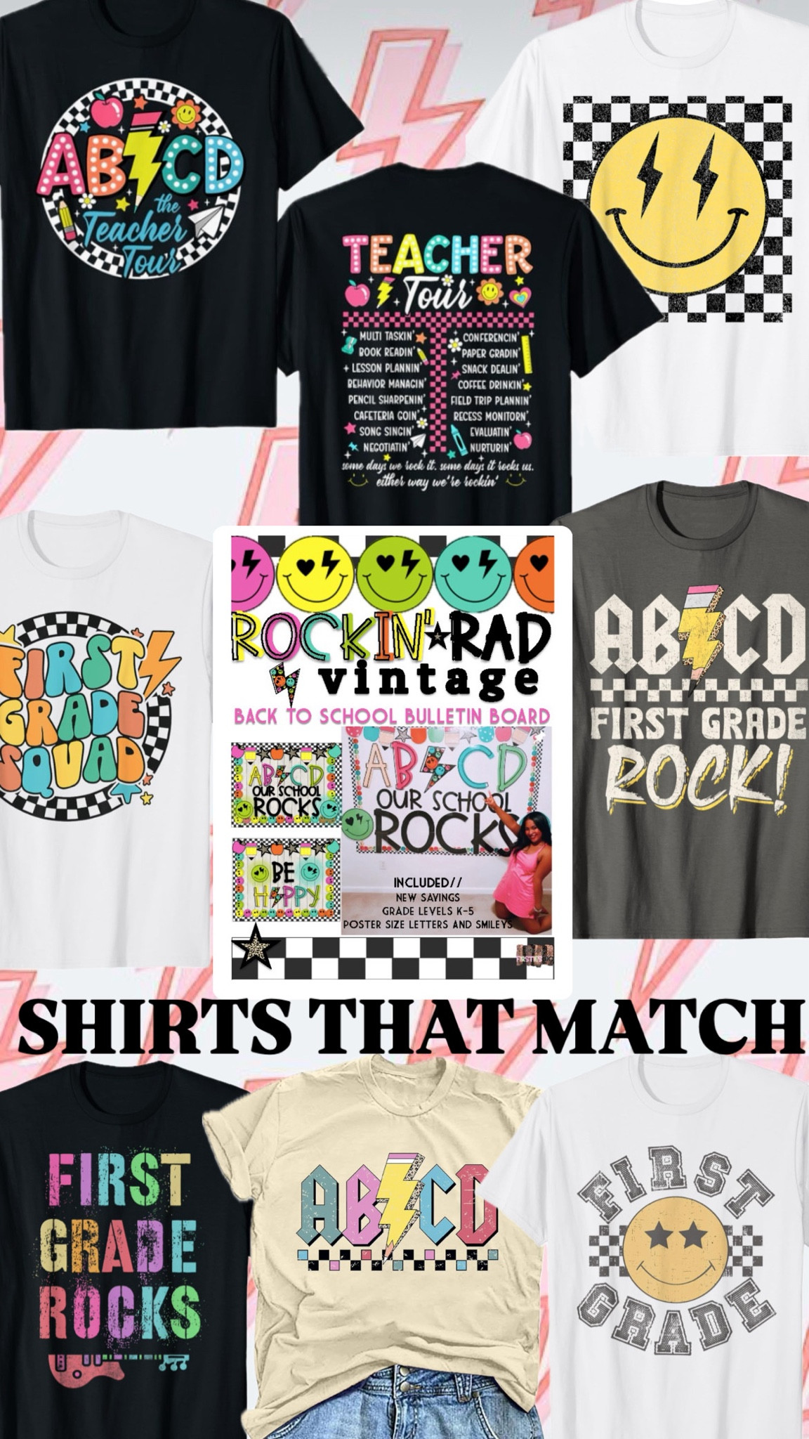 ROCK N ROLL BACK TO SCHOOL 🎸✨⚡️

Tees to start up a ROCKIN’ school year! 

#LTKTeacher 
#LTKTeacherTees

#LTKBacktoSchool #LTKStyleTip #LTKSeasonal