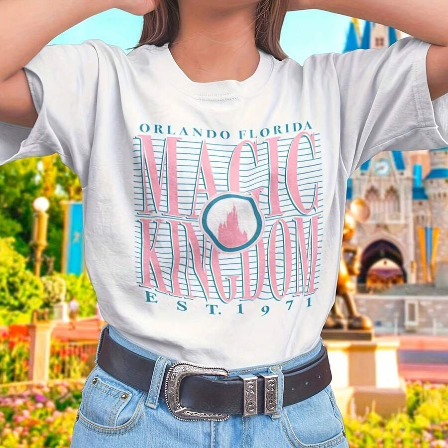 Magic Kingdom Unrsity Style T-Shirt | SHEIN