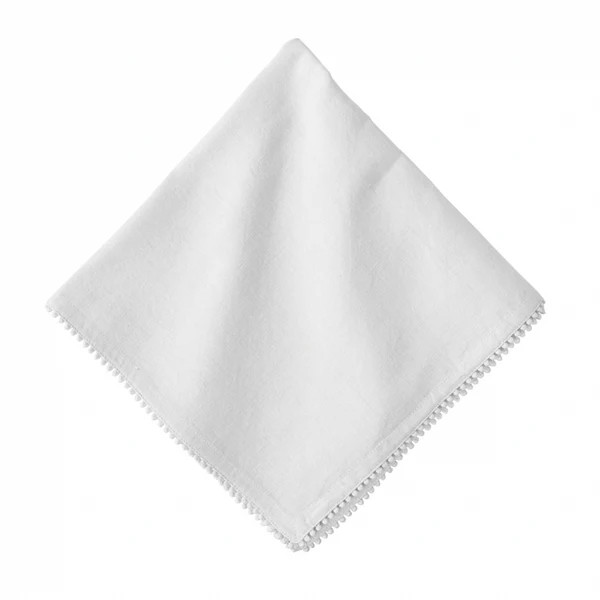 Juliska Berry Trim Napkin White | Waiting On Martha