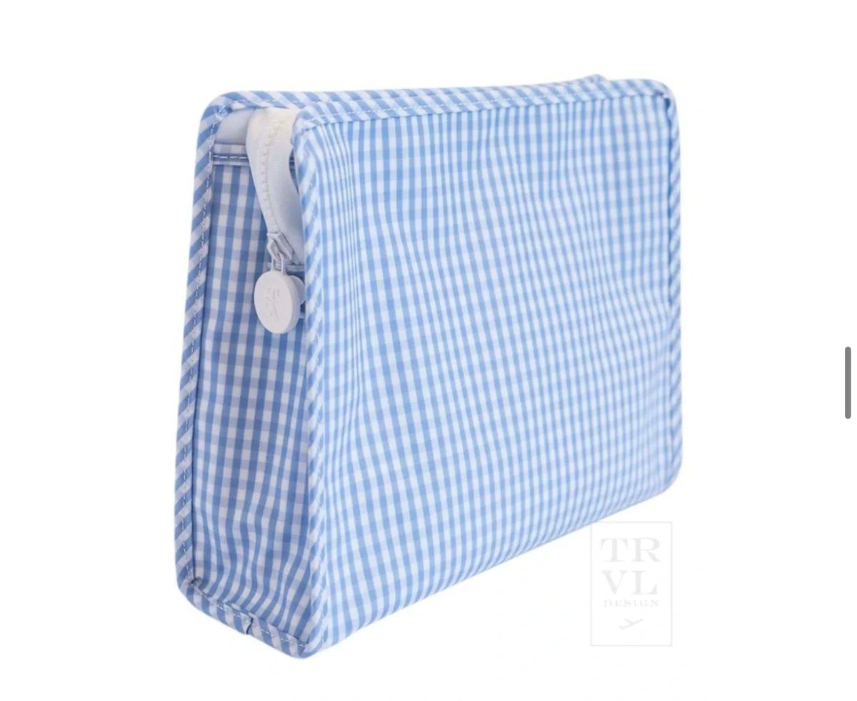 Large Sky Gingham Roadie (preorder) | Lovely Little Things Boutique