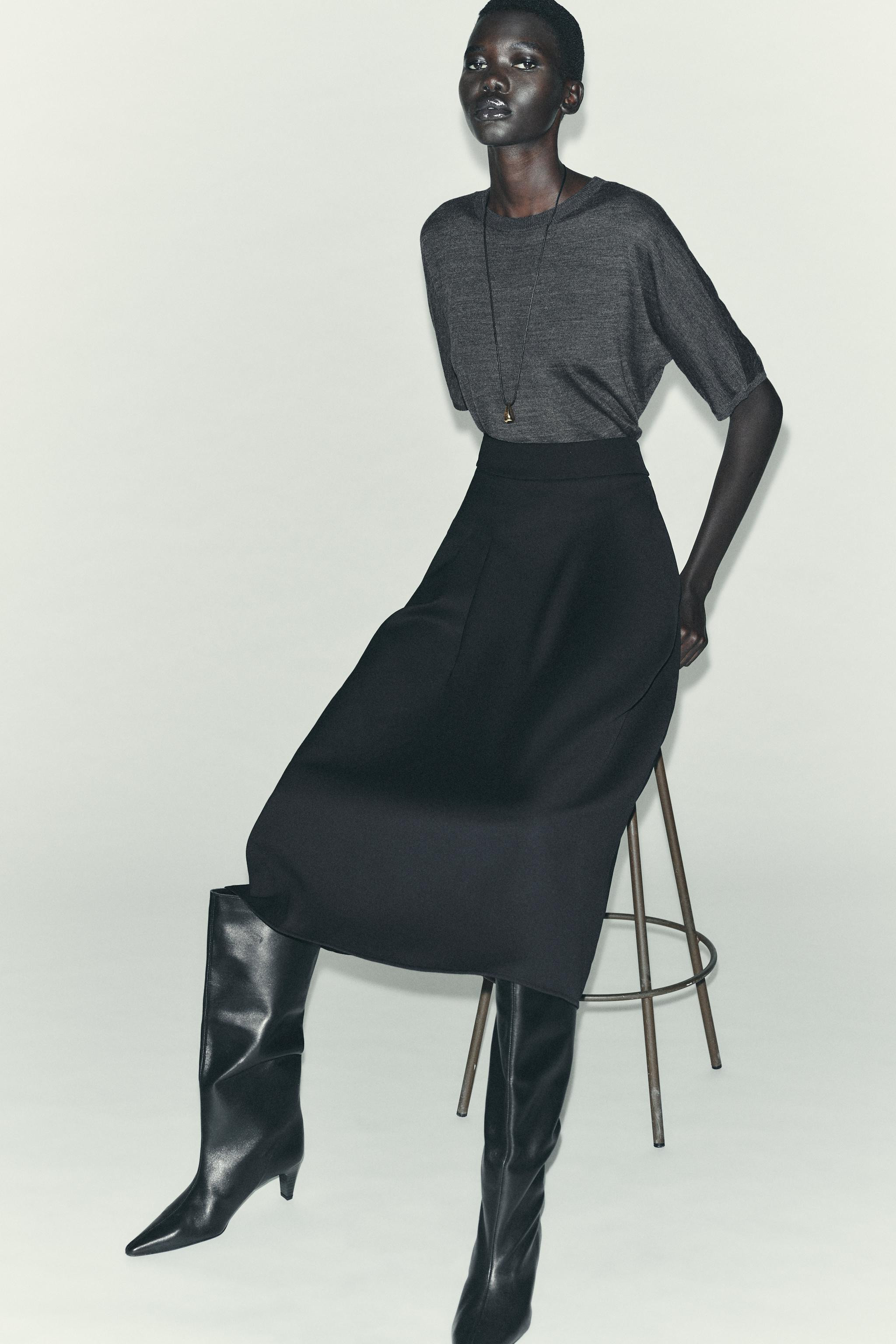 MIDI LAYER SKIRT | Zara US