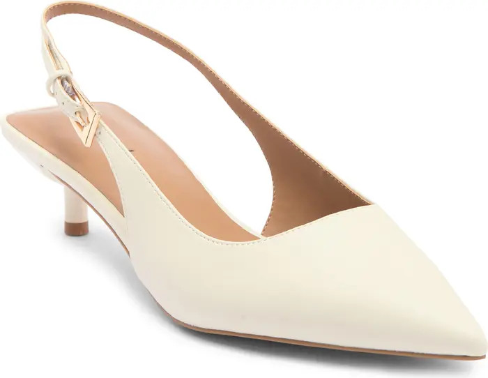 Lidia Slingback Kitten Heel Pump (Women) | Nordstrom Rack