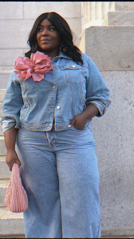 This denim on denim look is such a statement. From the accessories to the fit, this outfit is unforgettable! I mean, look at that cutie flower on my jacket💐 Obsessed.

Jacket 2X
Jeans 22

plus size fashion, denim on denim, spring outfit inspo, summer vacation, plus size fashion, fashion trends, two piece, mid size, plus size 

#LTKSaleAlert #LTKFindsUnder50 #LTKPlusSize