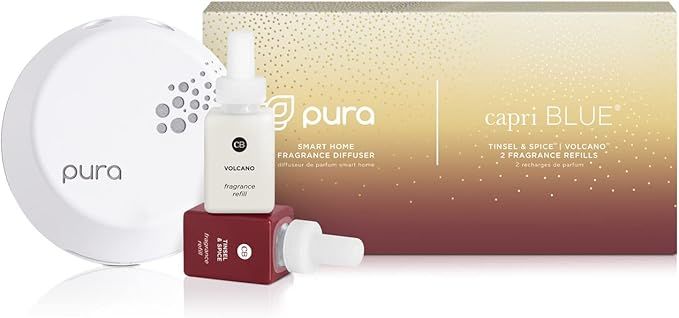 Capri Blue Pura Smart Home Plug-in Diffuser Kit: 1 App-Controlled Aromatherapy Diffuser + 1 Capri... | Amazon (US)