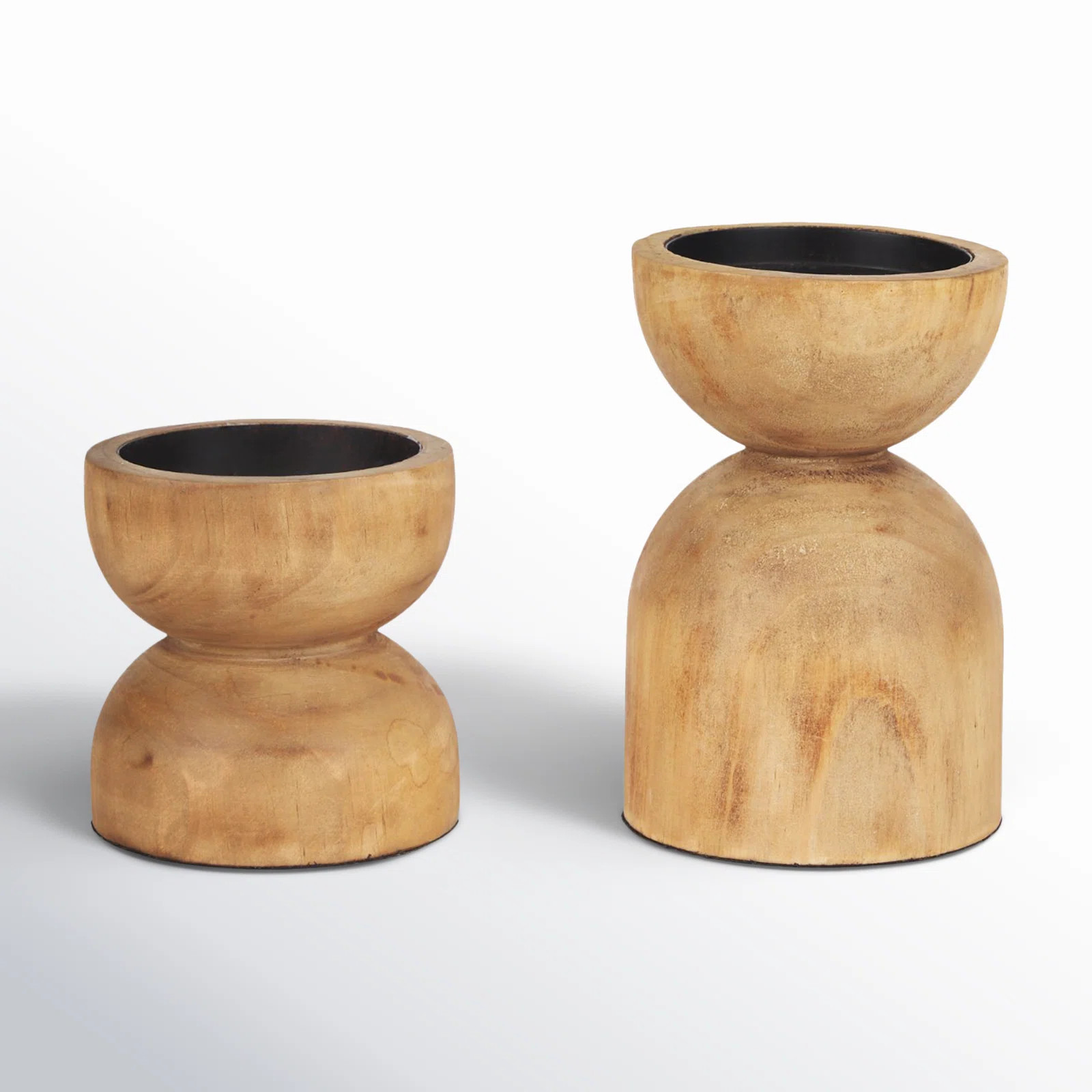 Lubbock 10.43'' H Solid Wood Tabletop Pillar | Wayfair North America