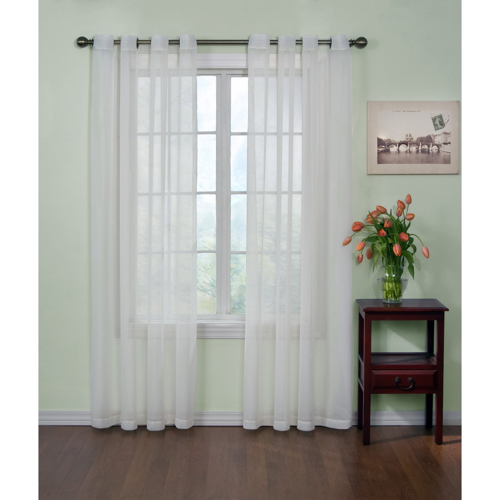 Arm & Hammerâ„¢ Curtain Freshâ„¢ Odor-Neutralizing Curtain Panel White | Hayneedle