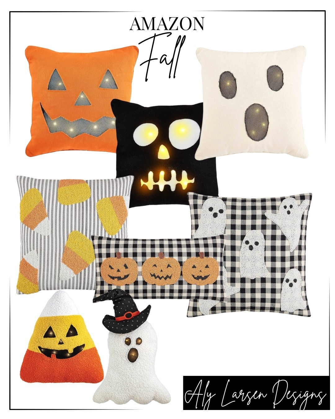 Amazon home Halloween pillows
Mud Pie Halloween pillows

#LTKSeasonal #LTKHome #LTKStyleTip