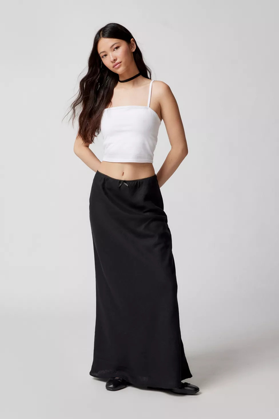 Urban Renewal Made In LA Eco Linen Maxi Skirt | Urban Outfitters (US and RoW)