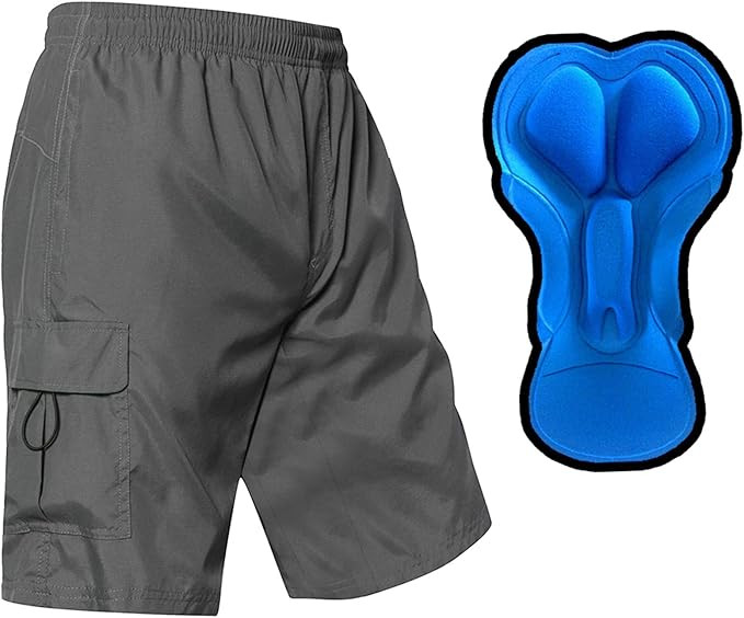 EZRUN Men's 3D Padded Mountain Bike Shorts Lightweight MTB Cycling Shorts | Amazon (US)