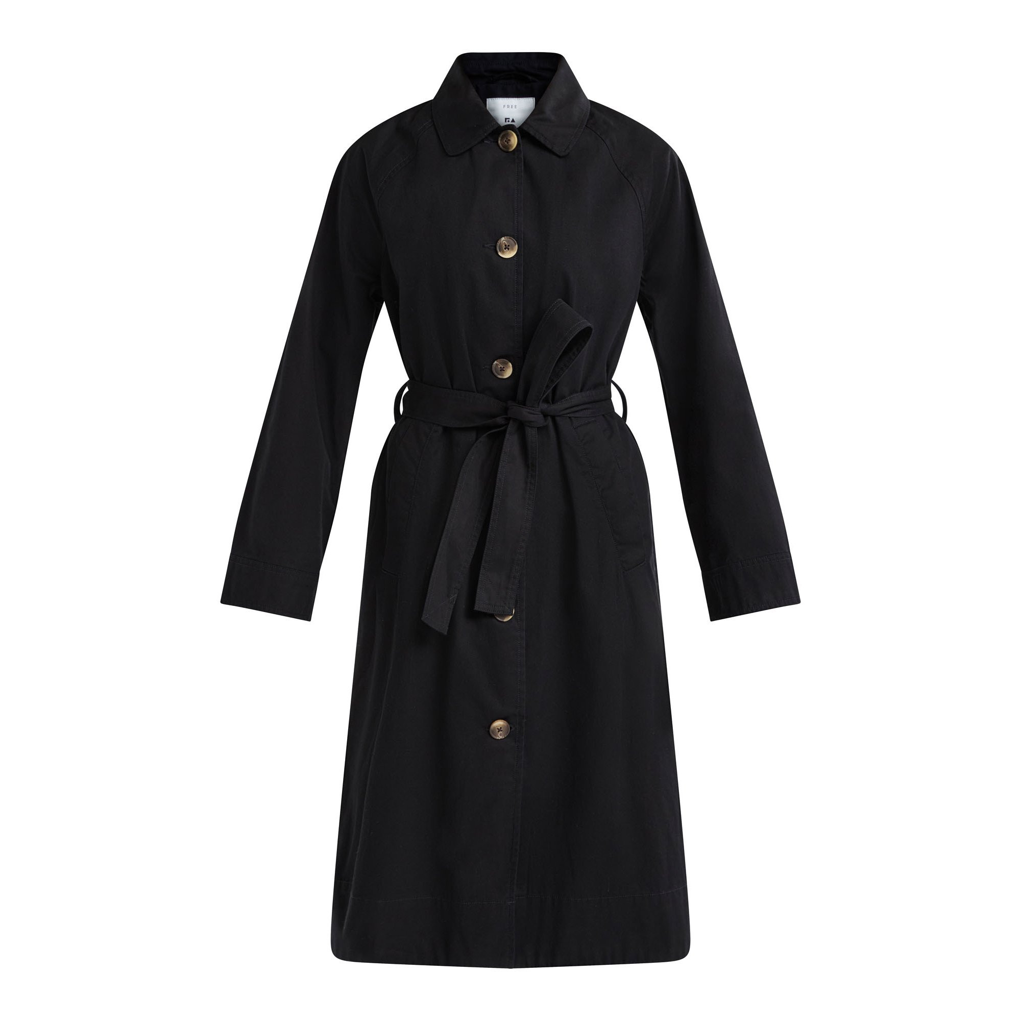 Free Assembly Women’s and Women's Plus Cotton Trench Coat, Sizes XS-4X | Walmart (US)
