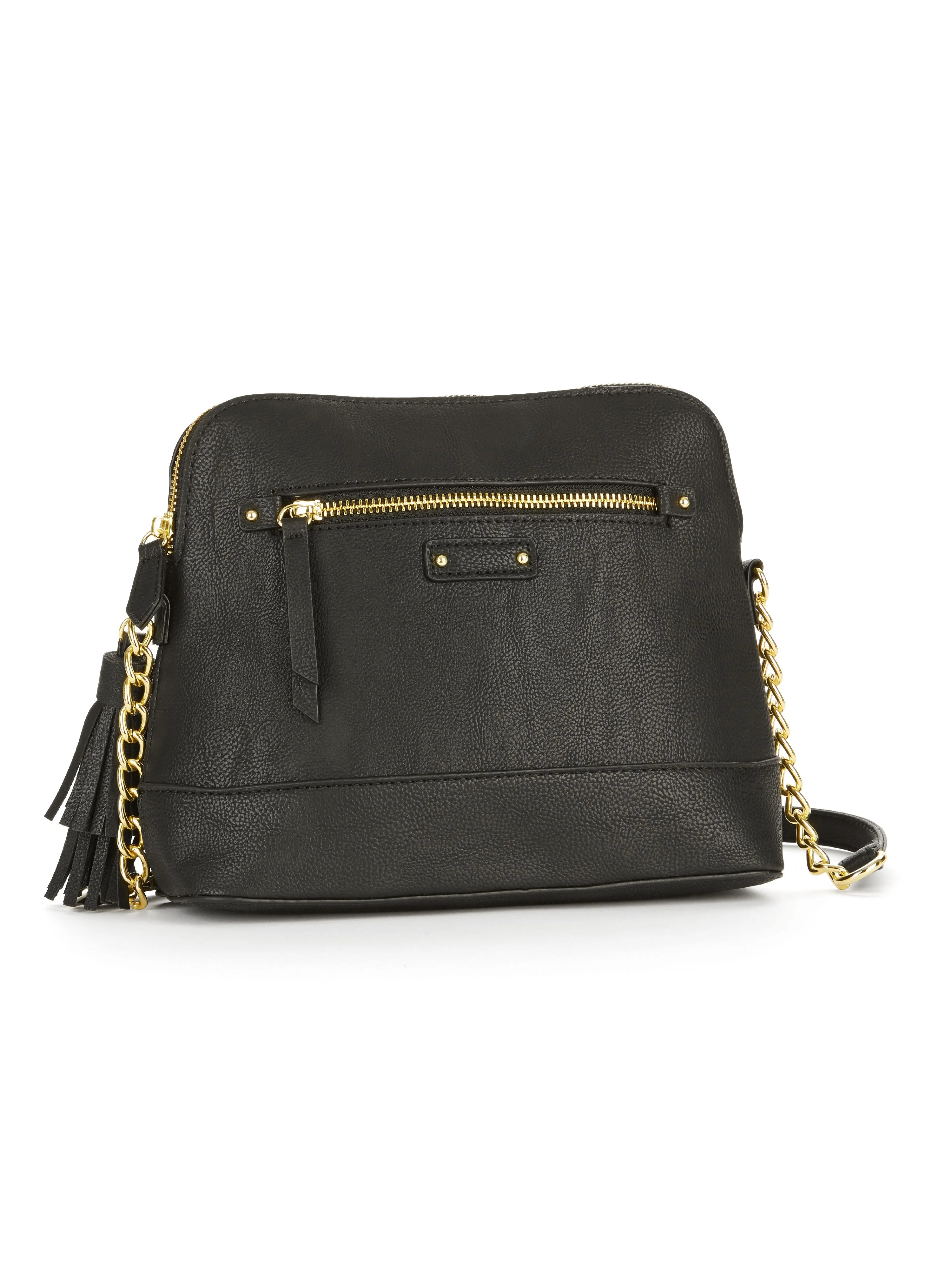 No Boundaries Black Half Moon Crossbody | Walmart (US)