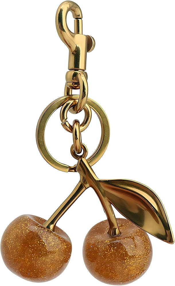 Cherry Keychain, Cute Purse Charms for Handbags, Realistic Cherry Bag Charms，Cherry Keychian Ac... | Amazon (US)
