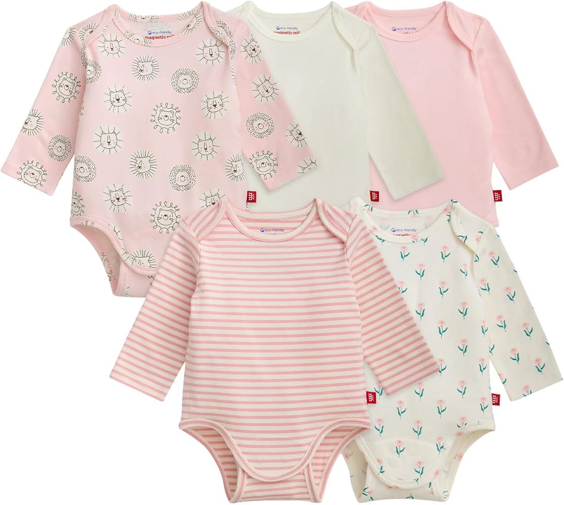 Magnetic Me Cloudstretch 5-Pack Bundle | Magnetic Baby Bodysuits | Amazon (US)