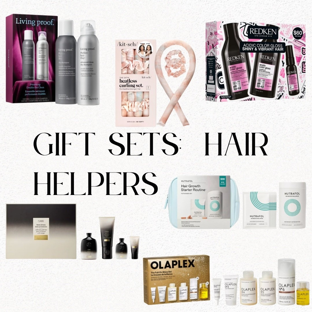 Holiday hair helpers, wrapped & ready! 🎁✨ Give the gift of good hair days with these Christmas sets:  

🌟 Strength-boosting vitamins  
🫧 Nourishing shampoo & conditioner  
💫 No-heat curls tools  

Perfect for anyone who loves healthy, gorgeous hair!🎄 

#GiftGuide #HairCare #LTKHoliday #ChristmasGifts


#LTKSeasonal #LTKHoliday #LTKGiftGuide