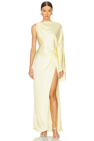L'Academie by Marianna Cassia Gown in Lemon from Revolve.com | Revolve Clothing (Global)