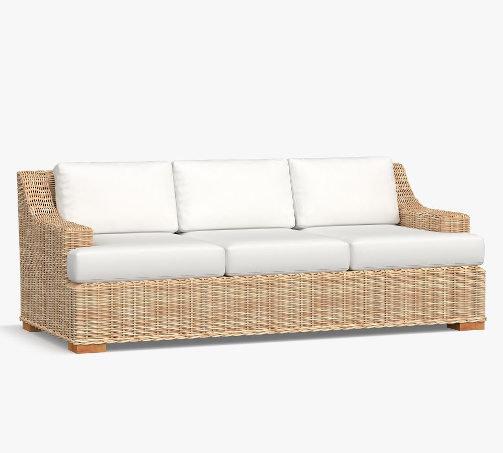 Huntington Slope Arm Sofa with High Performance Cushion Covers | Pottery Barn (US)