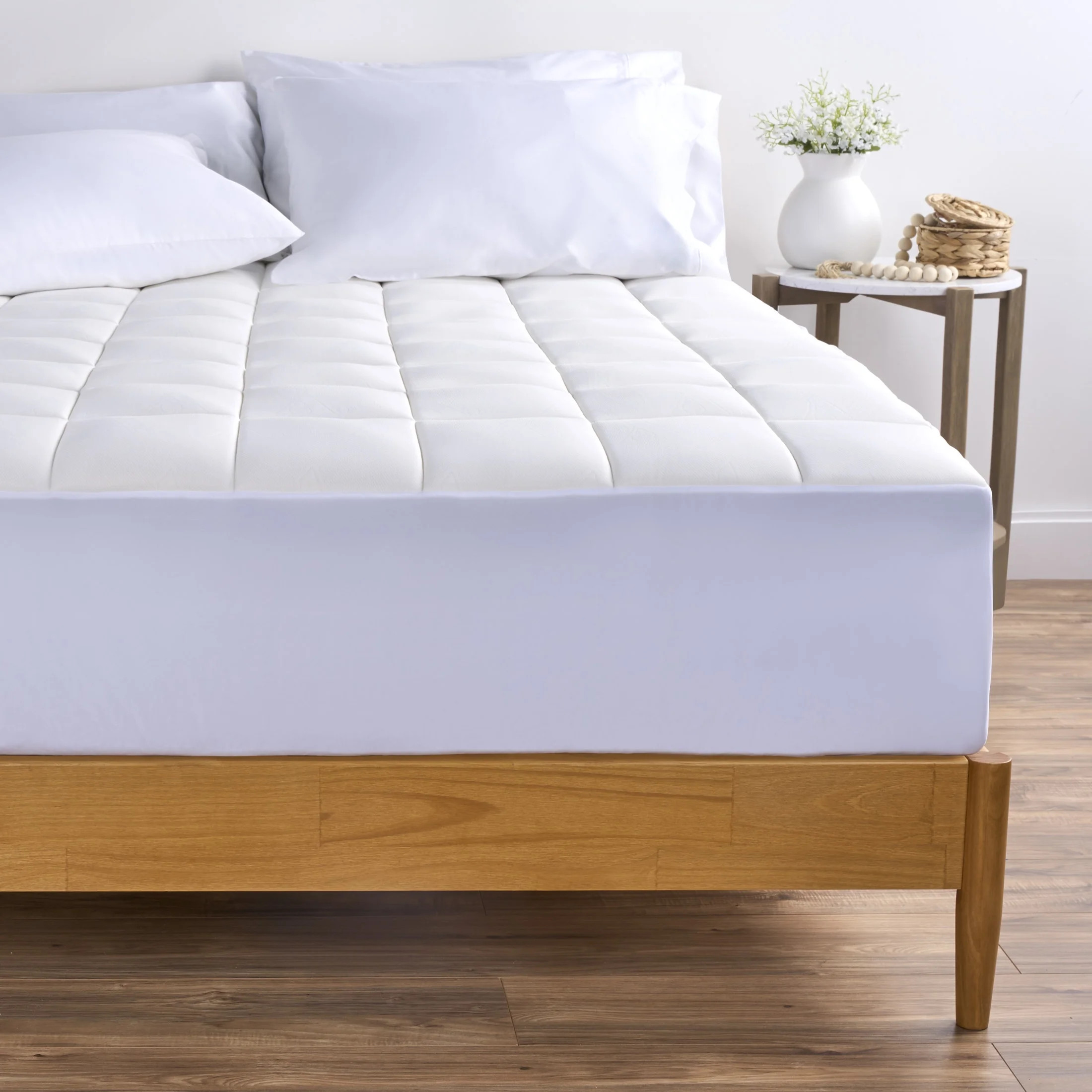 Allswell Washable Gel Memory Foam Mattress Pad King | Walmart (US)