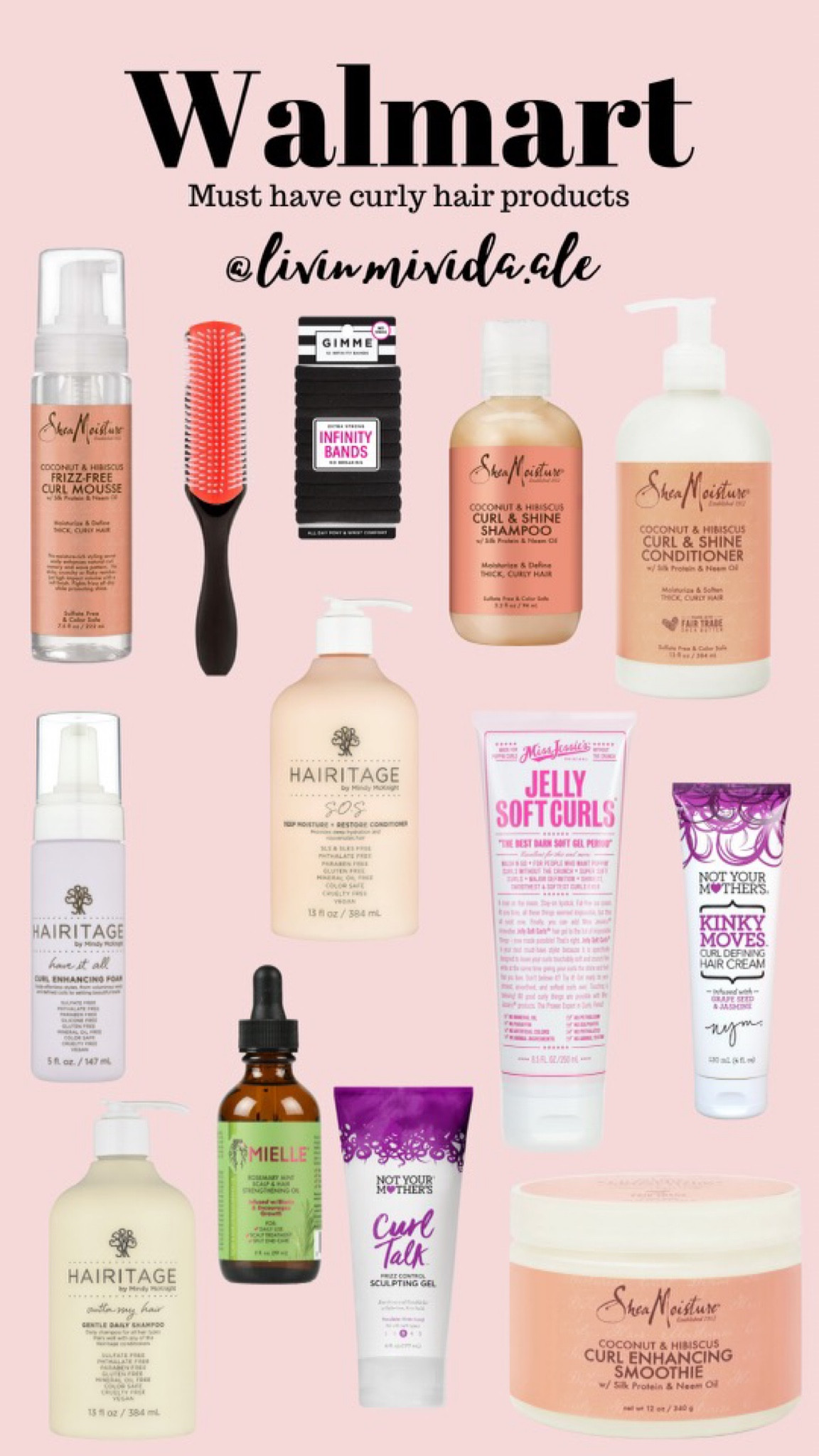 This is one of my most asked questions, what curly hair products I use on my hair and kids? Here they are! All from @walmart #walmart

#LTKbeauty #LTKBacktoSchool #LTKfamily