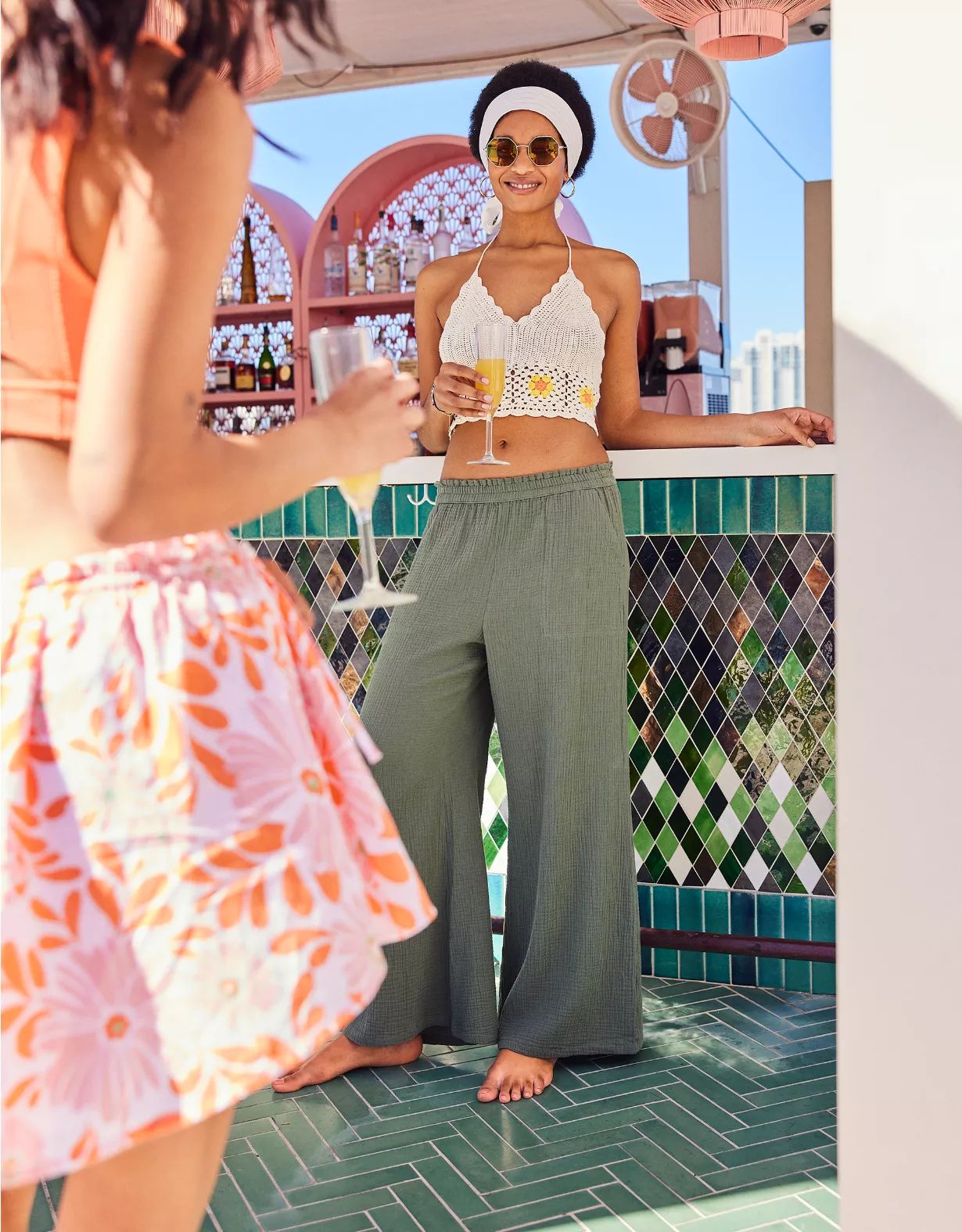 Aerie Pool-To-Party Wide Leg Pant | American Eagle Outfitters (US & CA)