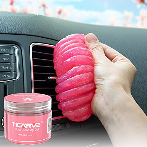 TICARVE Car Cleaning Gel Detailing Putty Car Putty Auto Detailing Tools Car Interior Cleaner Cleaning Slime Car Accessories Keyboard Cleaner Rose/NT WT: 5.6 oz (160 gr) | Amazon (US)