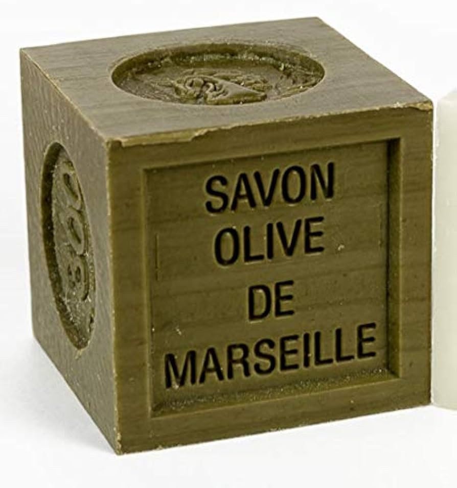 Olive oil soap France - Authentic Savon de Marseille soap bar - Cube of 300 g french olive oil so... | Amazon (US)